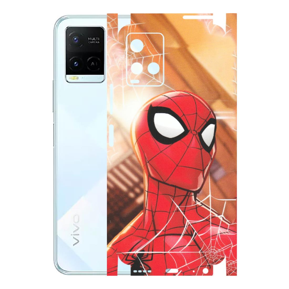VIVO Y Series Phone Skins (All Models) - Spiderman Face New - Matte Finish (M-41) Vivo Y21E 5G