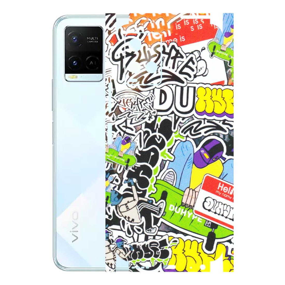 VIVO Y Series Phone Skins (All Models) - Dope Graffiti - Matte Finish (M-61) Vivo Y21E 5G