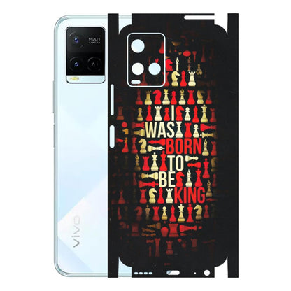 VIVO Y Series Phone Skins (All Models) - Born To Be King - Matte Finish (M-73) Vivo Y21E 5G