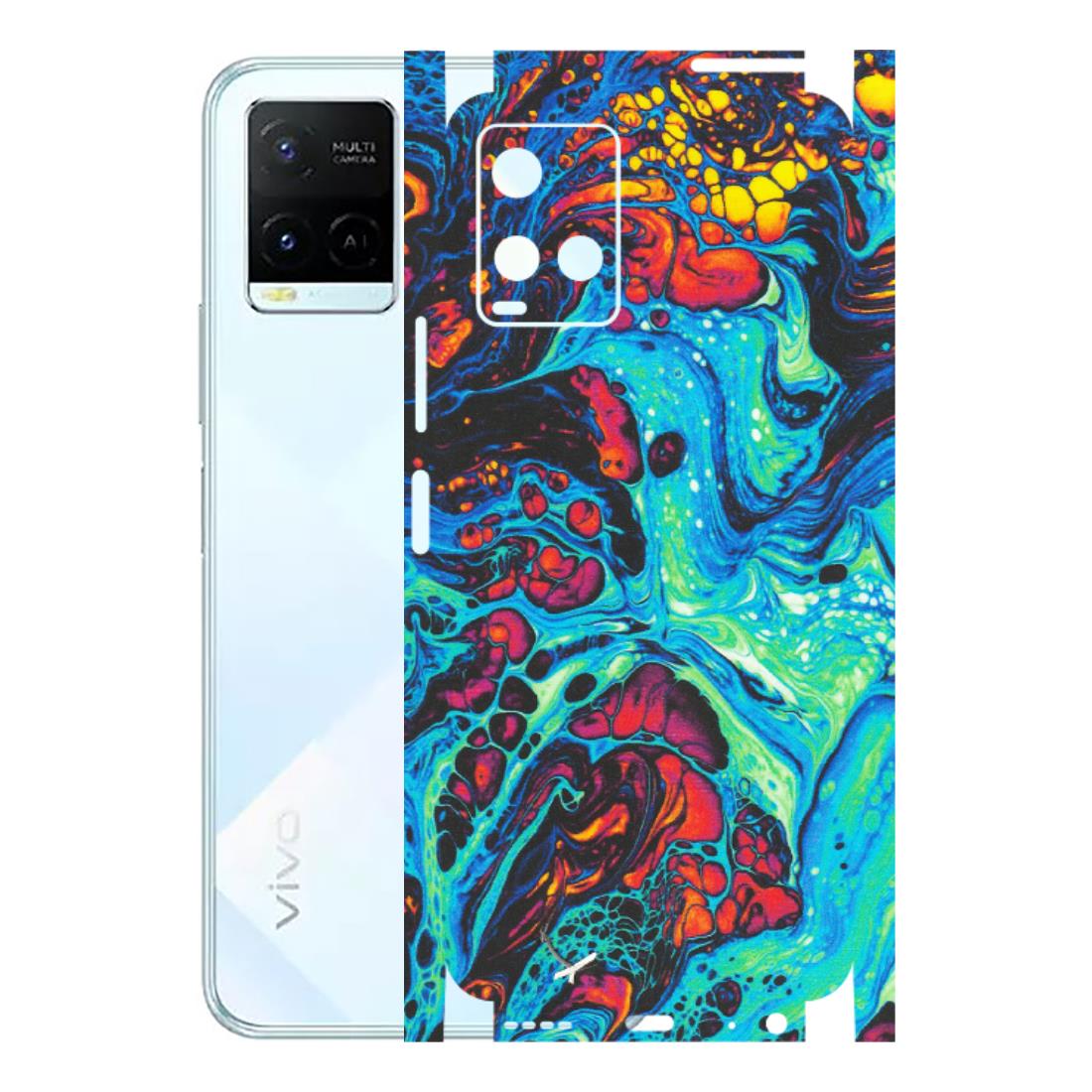 VIVO Y Series Phone Skins (All Models) - Majestic Galactic Marbel - Matte Finish (M-85) Vivo Y21E 5G