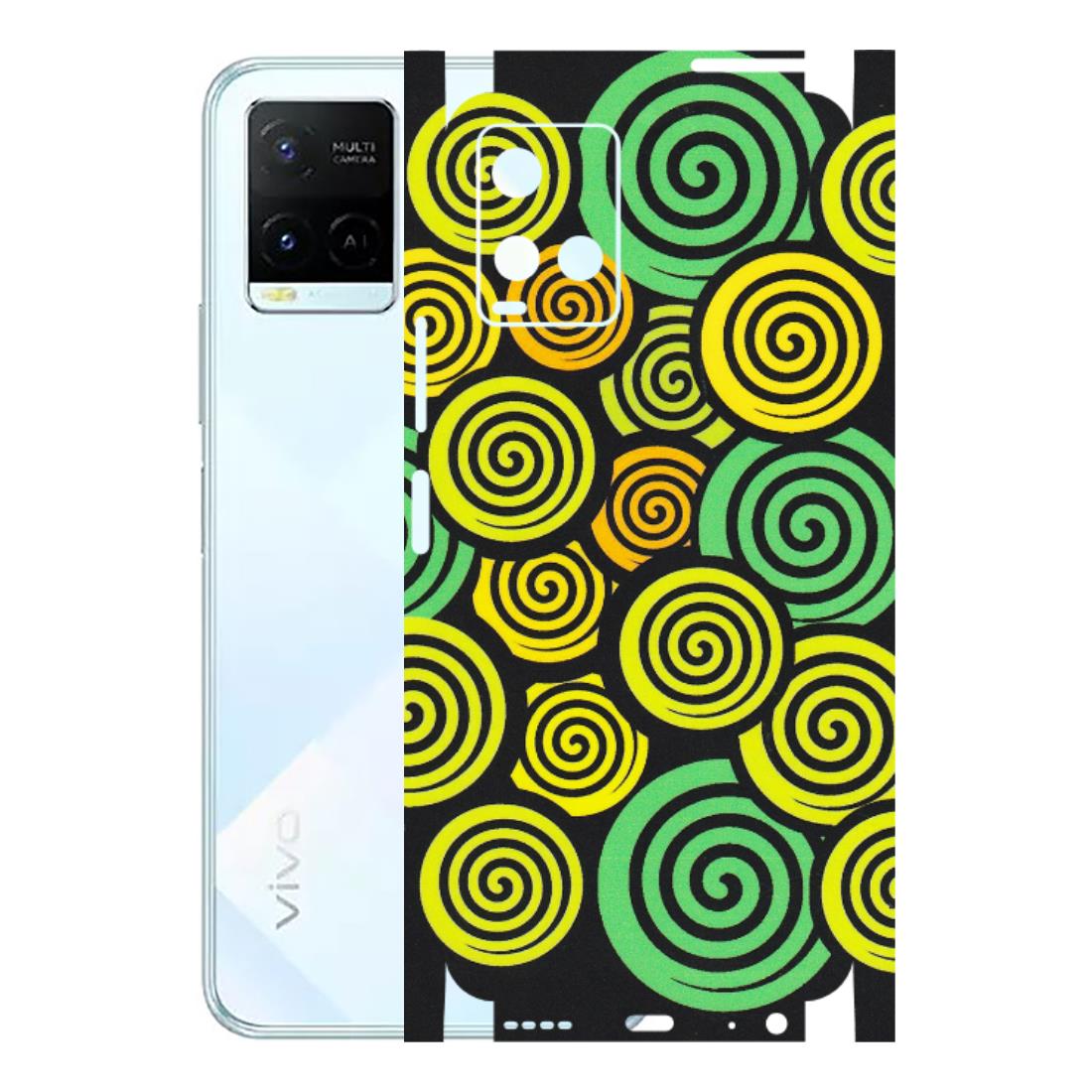 VIVO Y Series Phone Skins (All Models) - Crazy Spiral - Matte Finish (M-91) Vivo Y21E 5G