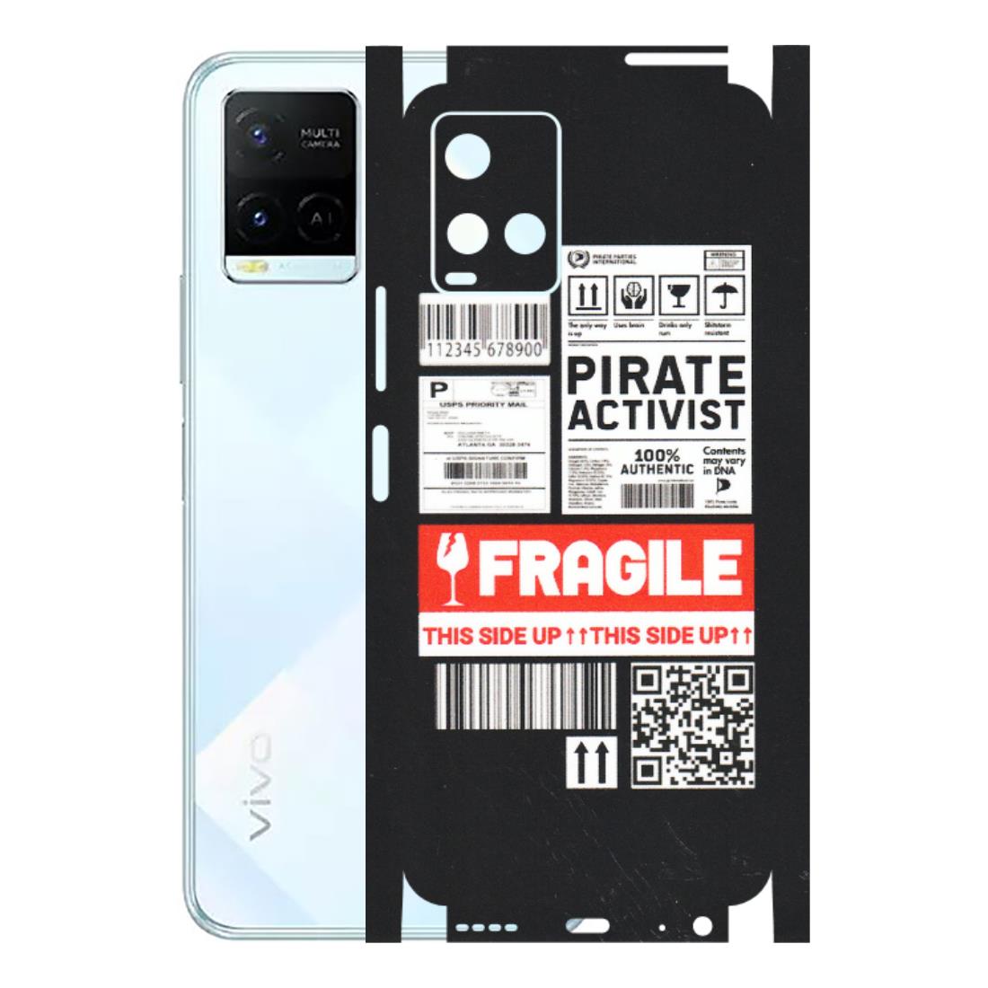 VIVO Y Series Phone Skins (All Models) - Handle With Care - Matte Finish (M-99) Vivo Y21E 5G