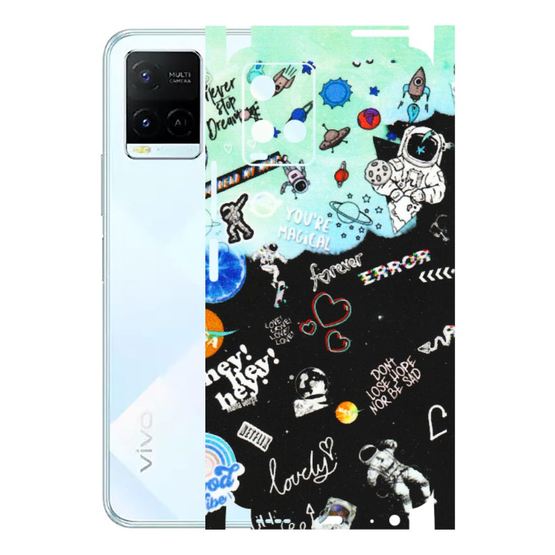 VIVO Y Series Phone Skins (All Models) - Living In A Space Dream - Matte Finish (M-46) Vivo Y21E