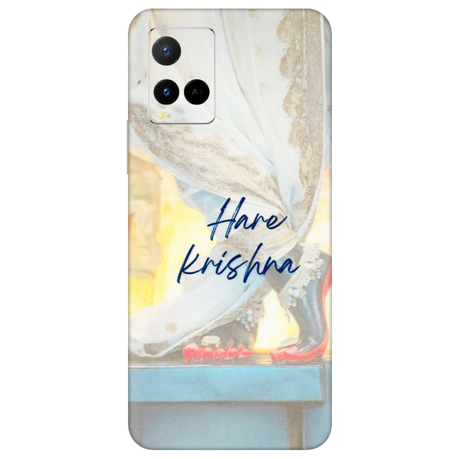 VIVO Y Series Phone Skins (All Models) - Hare Krishna - 3D Embossed Finish (L-03) Vivo Y21 G
