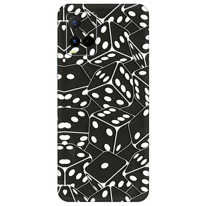VIVO Y Series Phone Skins (All Models) - Big Black Dices - 3D Embossed Finish (L-106) Vivo Y21 G