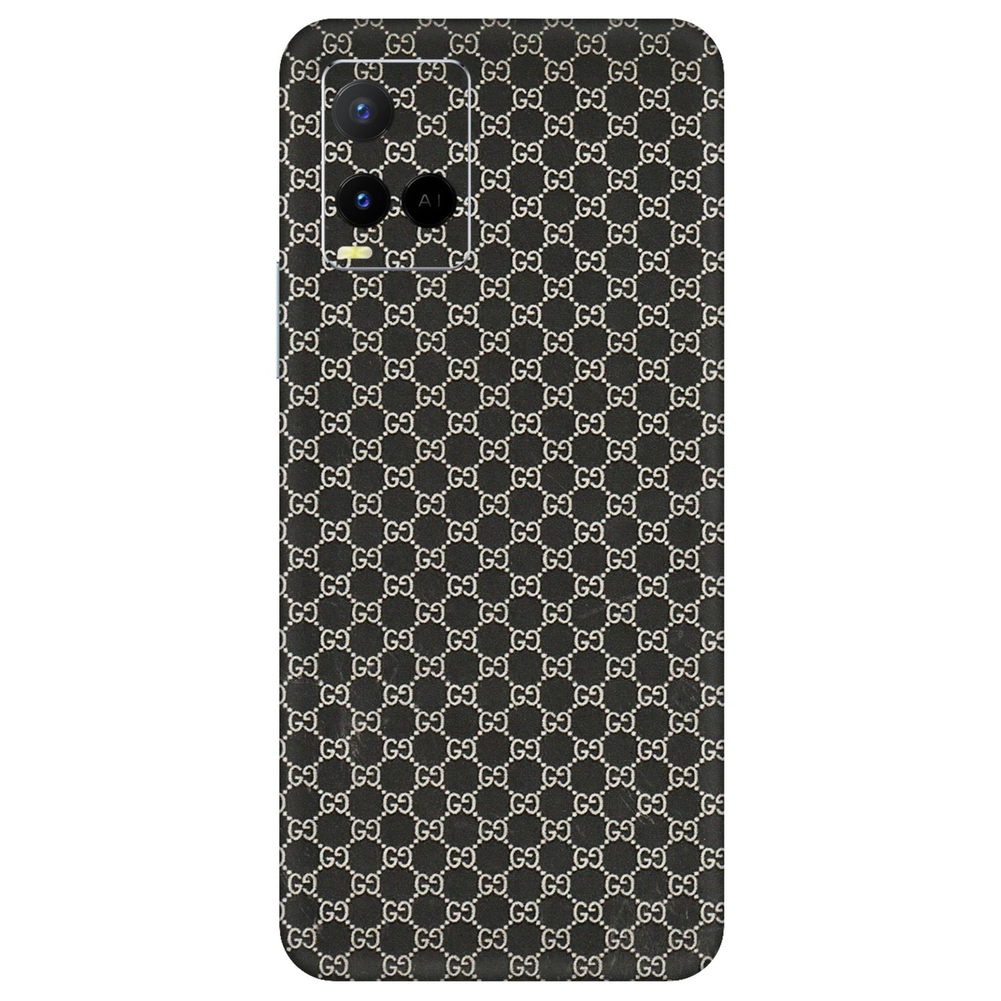 VIVO Y Series Phone Skins (All Models) - Black G Print - 3D Embossed Finish (L-109) Vivo Y21 G