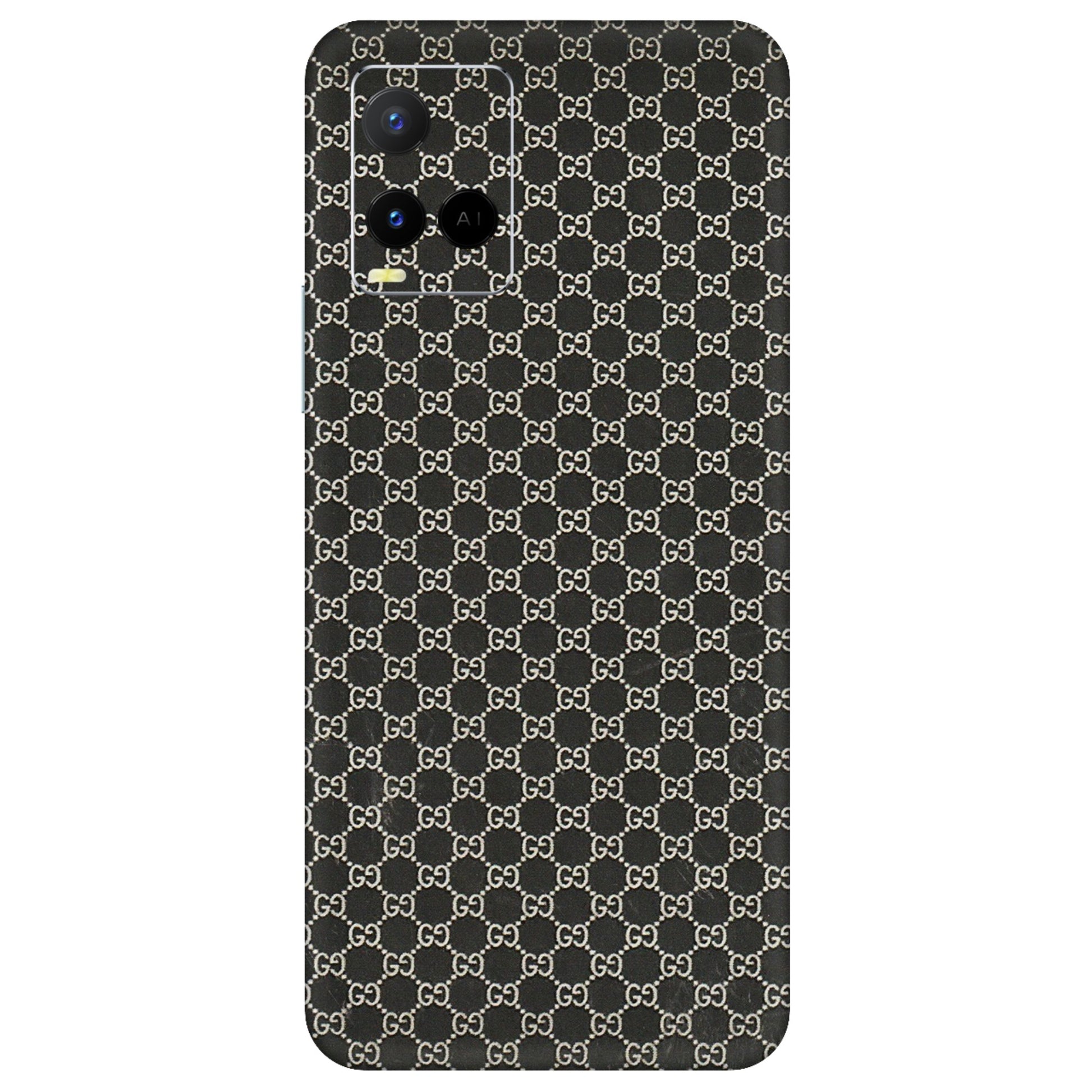 VIVO Y Series Phone Skins (All Models) - Black G Print - 3D Embossed Finish (L-109) Vivo Y21 G