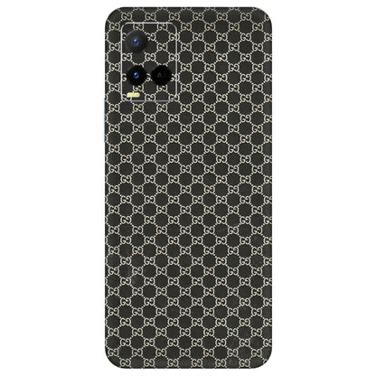 VIVO Y Series Phone Skins (All Models) - Black G Print - 3D Embossed Finish (L-109) Vivo Y21 G
