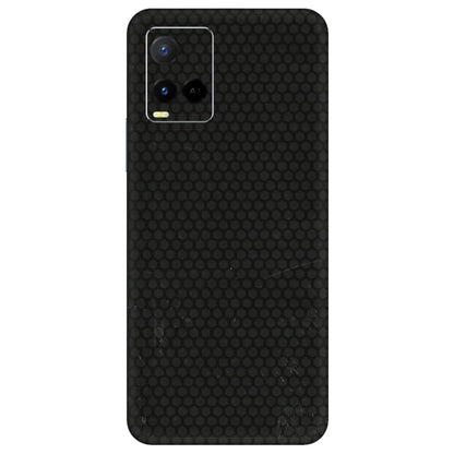 VIVO Y Series Phone Skins (All Models) - Black honeycomb - 3D Embossed Finish (L-114) Vivo Y21 G