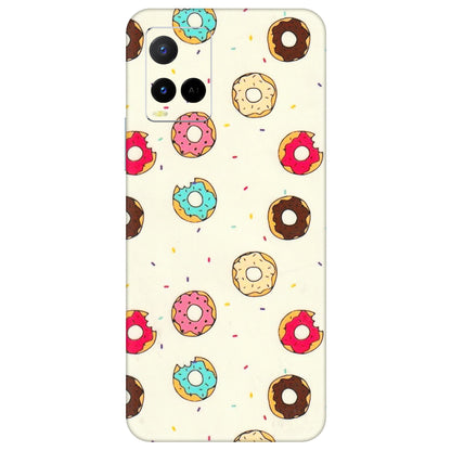 VIVO Y Series Phone Skins (All Models) - Mini Donuts Doodle Art - 3D Embossed Finish (L-122) Vivo Y21 G