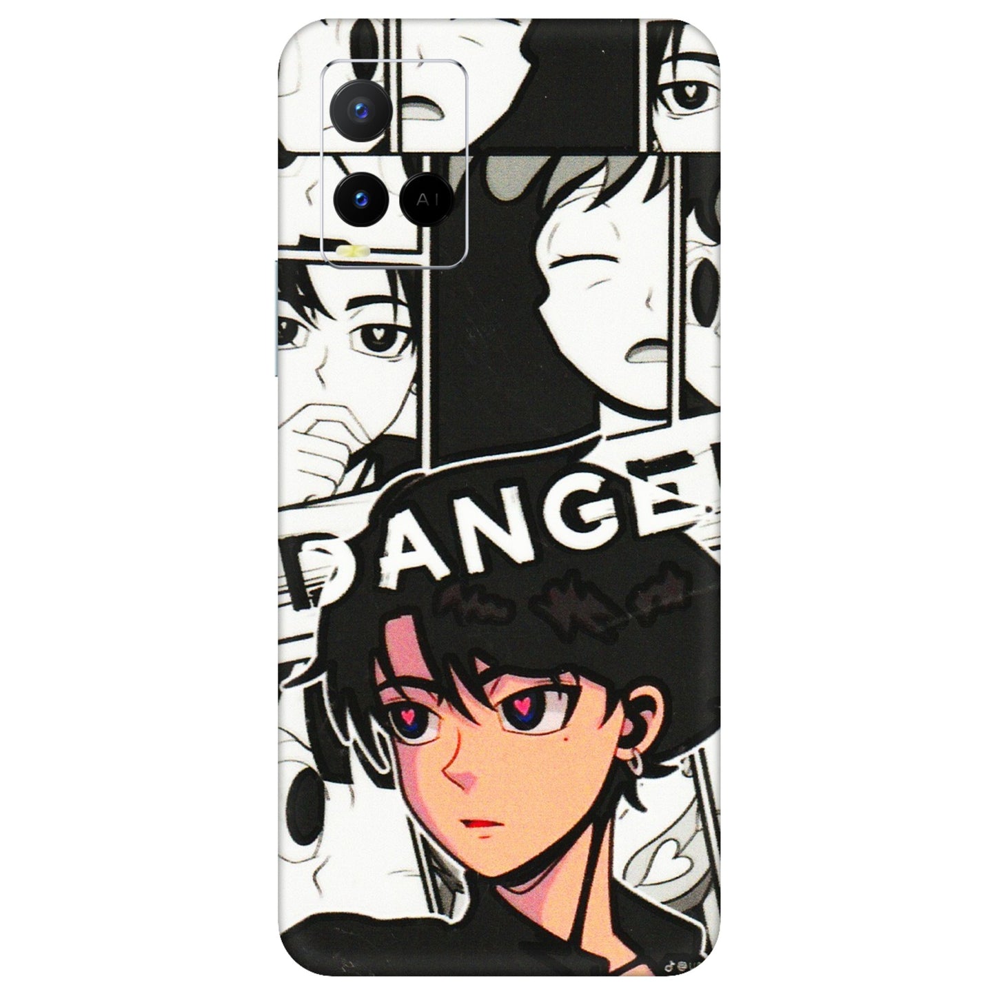 VIVO Y Series Phone Skins (All Models) - Danger Anime - 3D Embossed Finish (L-155) Vivo Y21 G