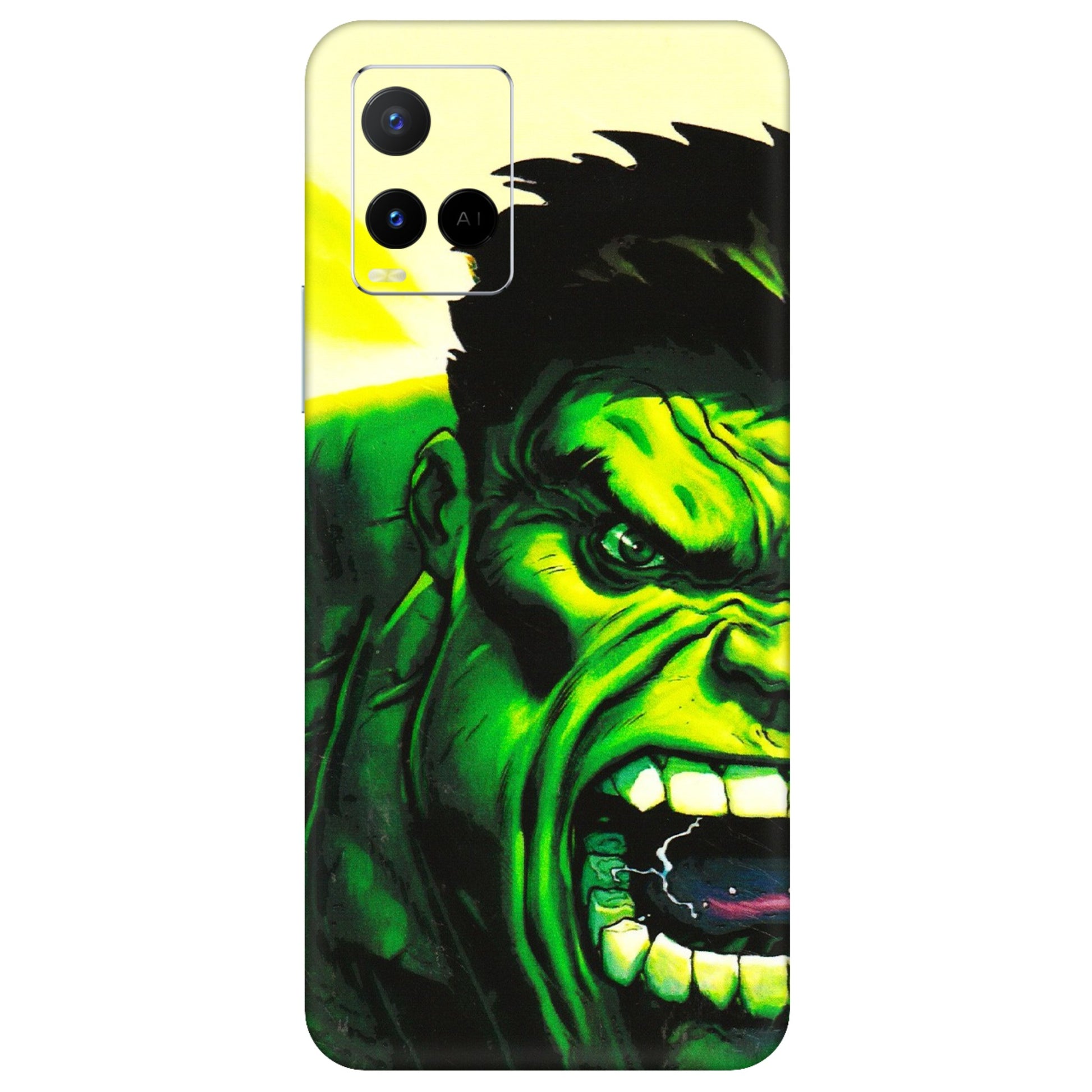 VIVO Y Series Phone Skins (All Models) - Hulk - 3D Embossed Finish (L-180) Vivo Y21 G