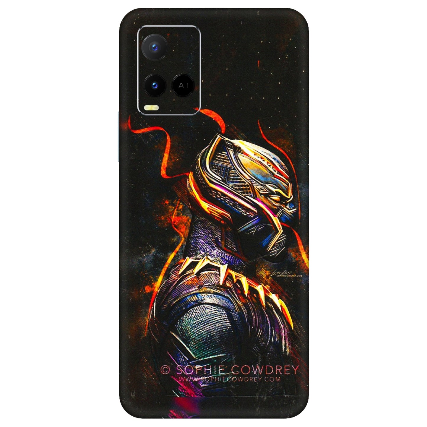 VIVO Y Series Phone Skins (All Models) - Black Panther - 3D Embossed Finish (L-190) Vivo Y21 G