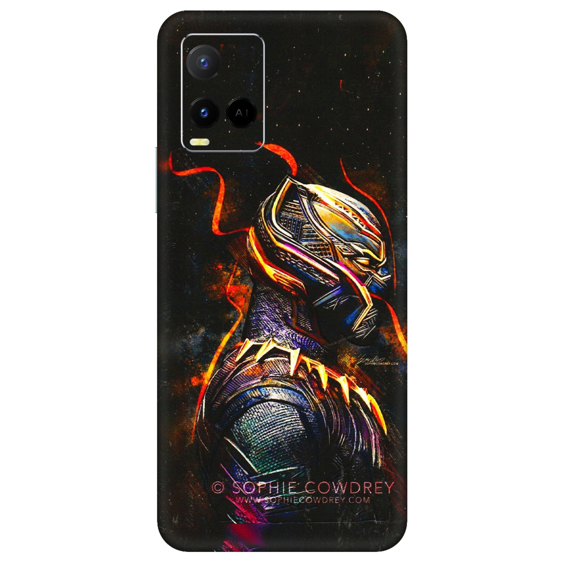 VIVO Y Series Phone Skins (All Models) - Black Panther - 3D Embossed Finish (L-190) Vivo Y21 G