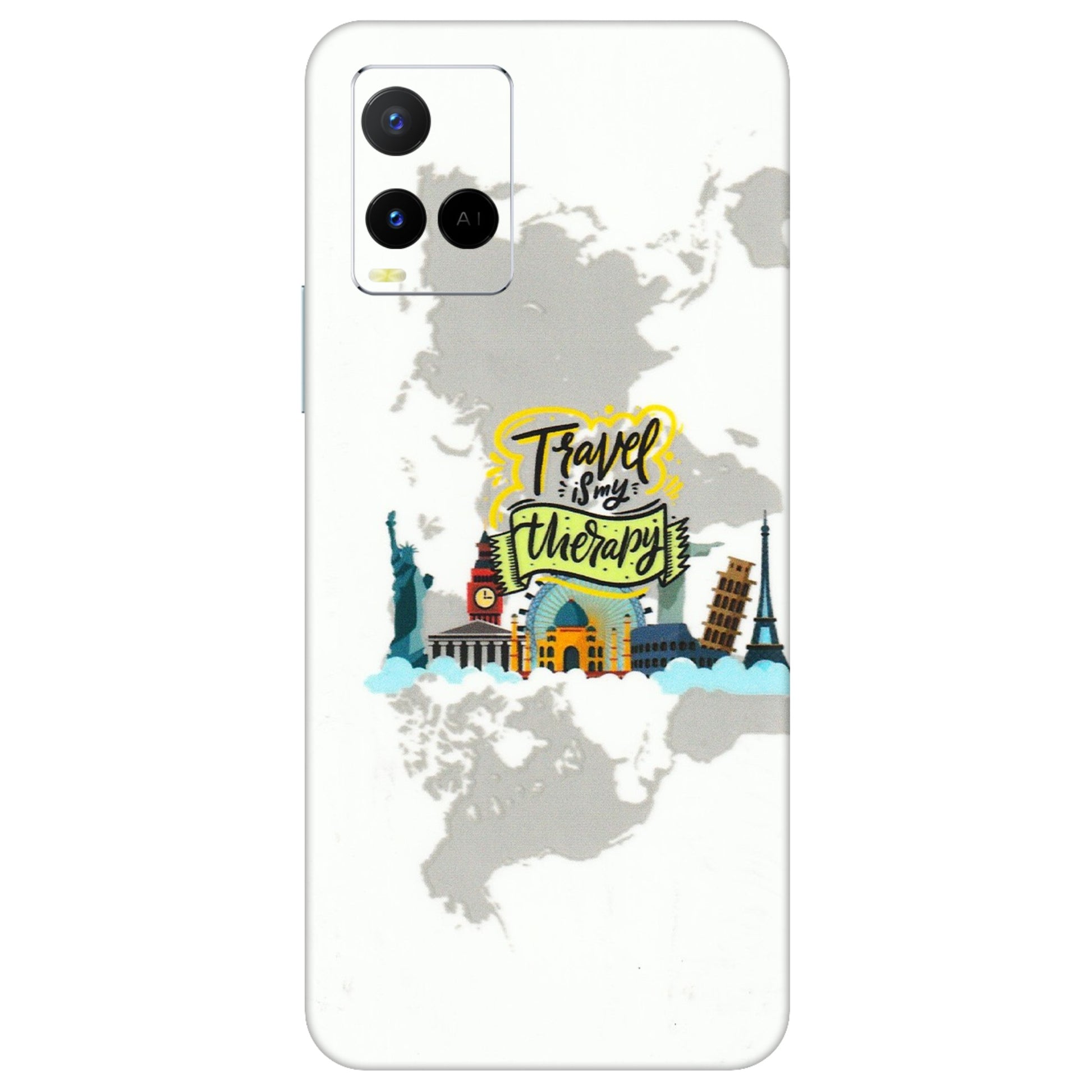 VIVO Y Series Phone Skins (All Models) - Travel Therapy - 3D Embossed Finish (L-199) Vivo Y21 G