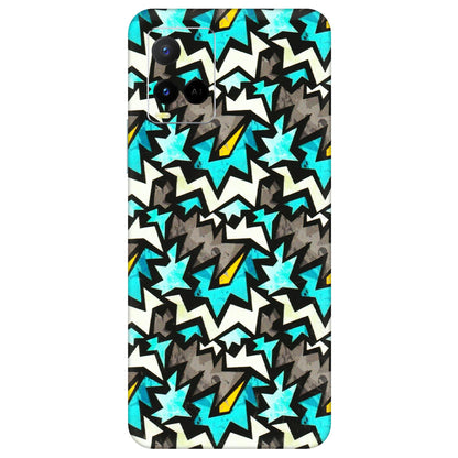 VIVO Y Series Phone Skins (All Models) - Funky Zig Zag - 3D Embossed Finish (L-223) Vivo Y21 G