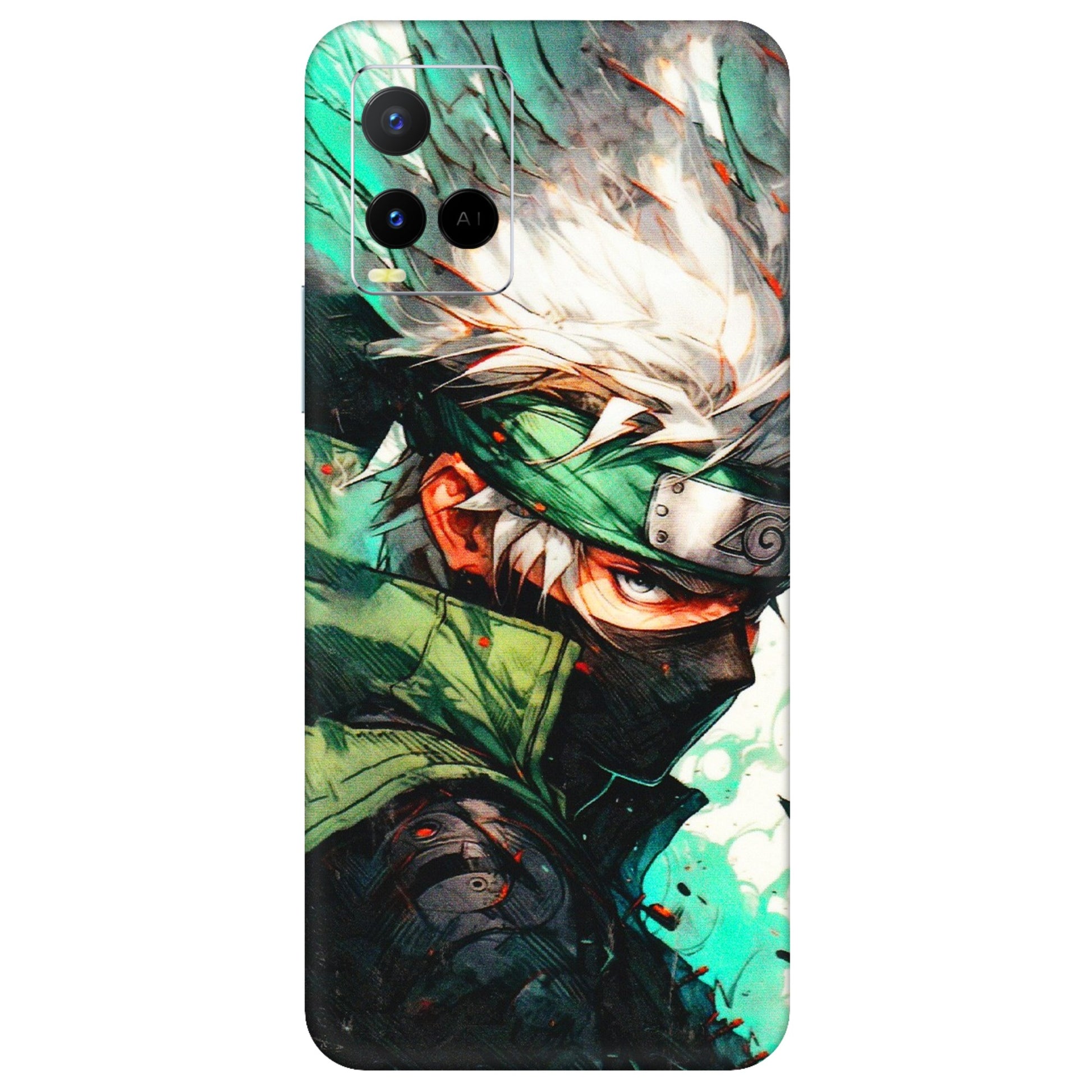VIVO Y Series Phone Skins (All Models) - Kakashi Side Profile - 3D Embossed Finish (L-249) Vivo Y21 G