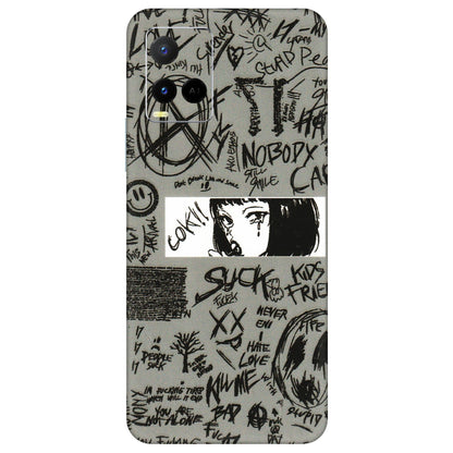 VIVO Y Series Phone Skins (All Models) - Never Have Love Anime - 3D Embossed Finish (L-260) Vivo Y21 G