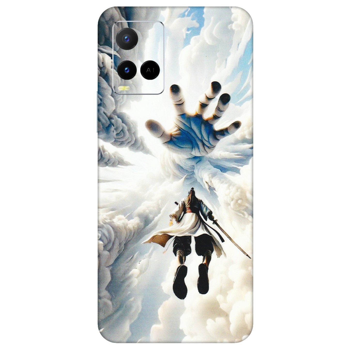 VIVO Y Series Phone Skins (All Models) - Big Hand With Monkey King - 3D Embossed Finish (L-323) Vivo Y21 G