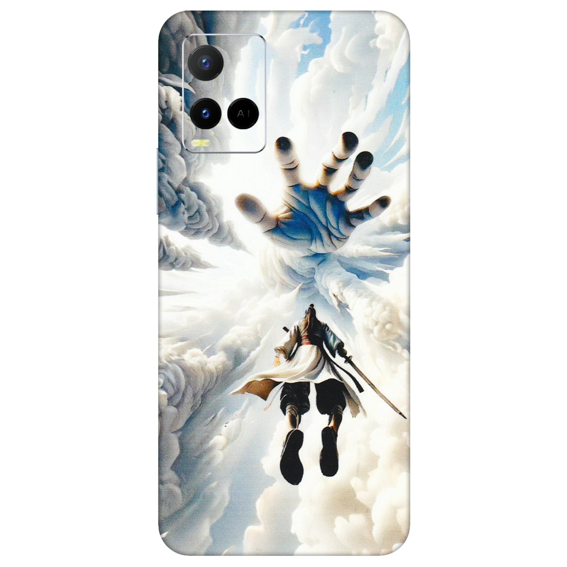 VIVO Y Series Phone Skins (All Models) - Big Hand With Monkey King - 3D Embossed Finish (L-323) Vivo Y21 G