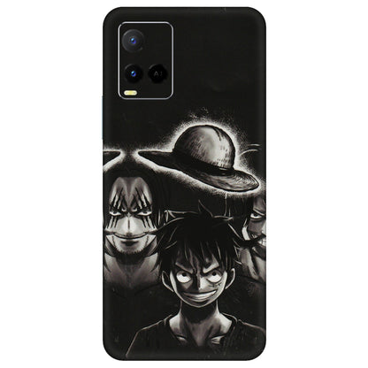 VIVO Y Series Phone Skins (All Models) - Black Luffy Hat - 3D Embossed Finish (L-57) Vivo Y21 G