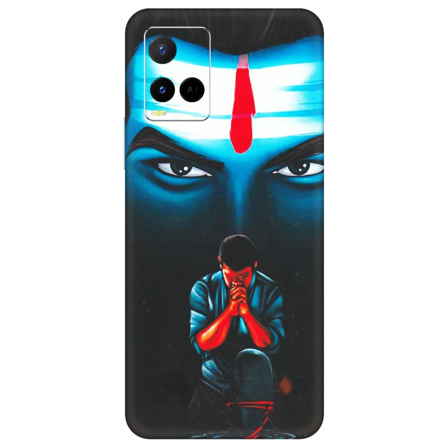 VIVO Y Series Phone Skins (All Models) - Mahakal Bhakt - Matte Finish (M-112) Vivo Y21 G