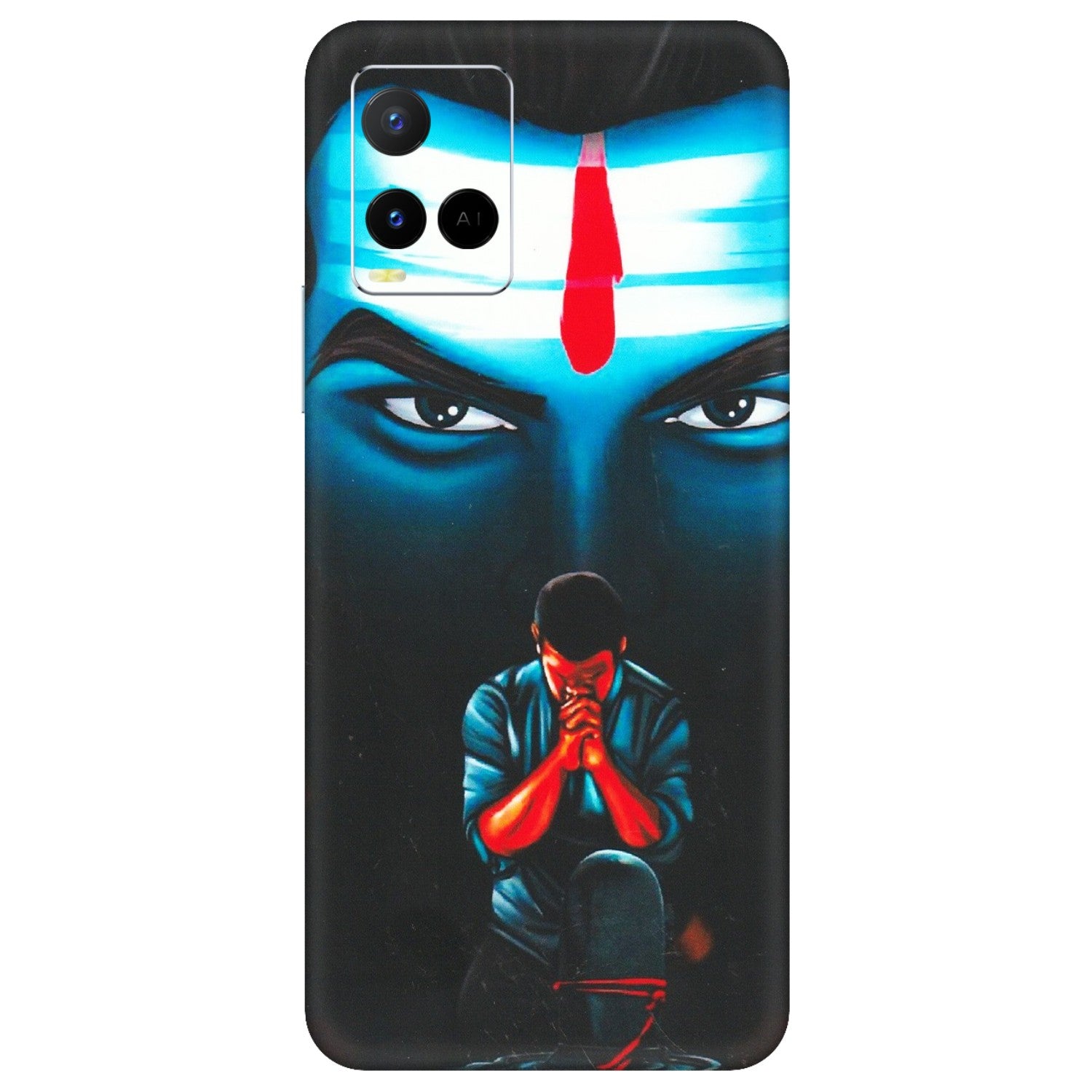 VIVO Y Series Phone Skins (All Models) - Mahakal Bhakt - Matte Finish (M-112) Vivo Y21 G