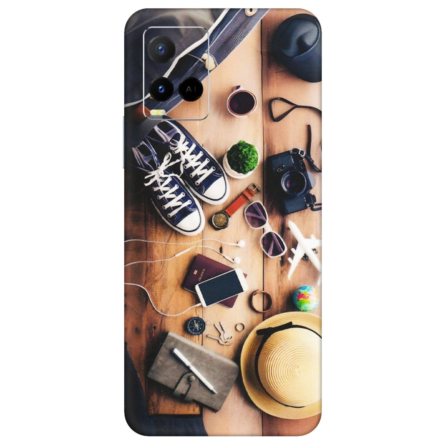 VIVO Y Series Phone Skins (All Models) - Travel Wanderlust - Matte Finish (M-133) Vivo Y21 G