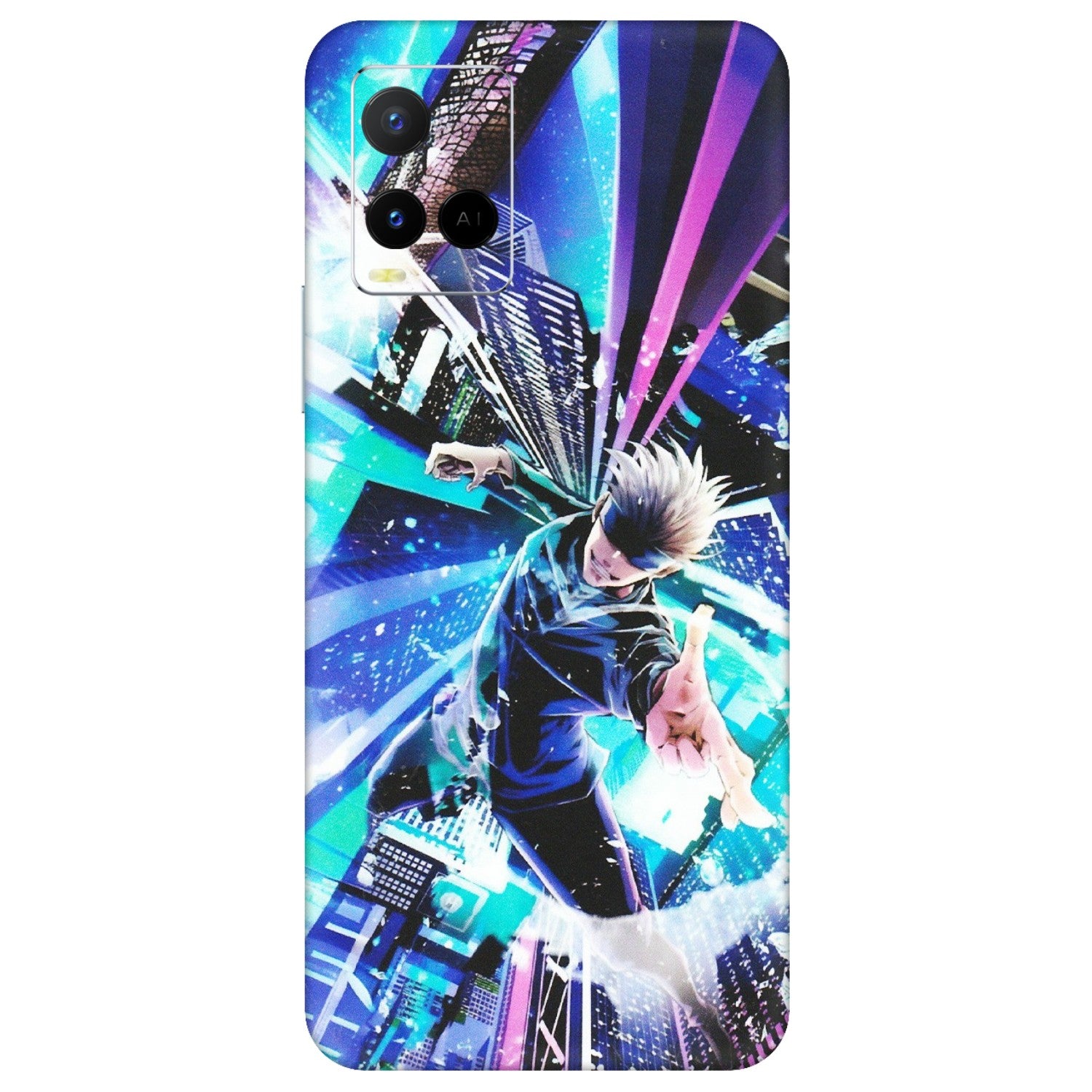 VIVO Y Series Phone Skins (All Models) - Manga Action Jujustu Kaisen Anime - Matte Finish (M-155) Vivo Y21 G