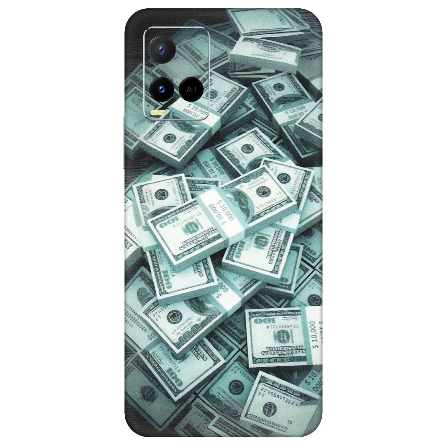 VIVO Y Series Phone Skins (All Models) - Hundred Dollar Bill - Matte Finish (M-162) Vivo Y21 G