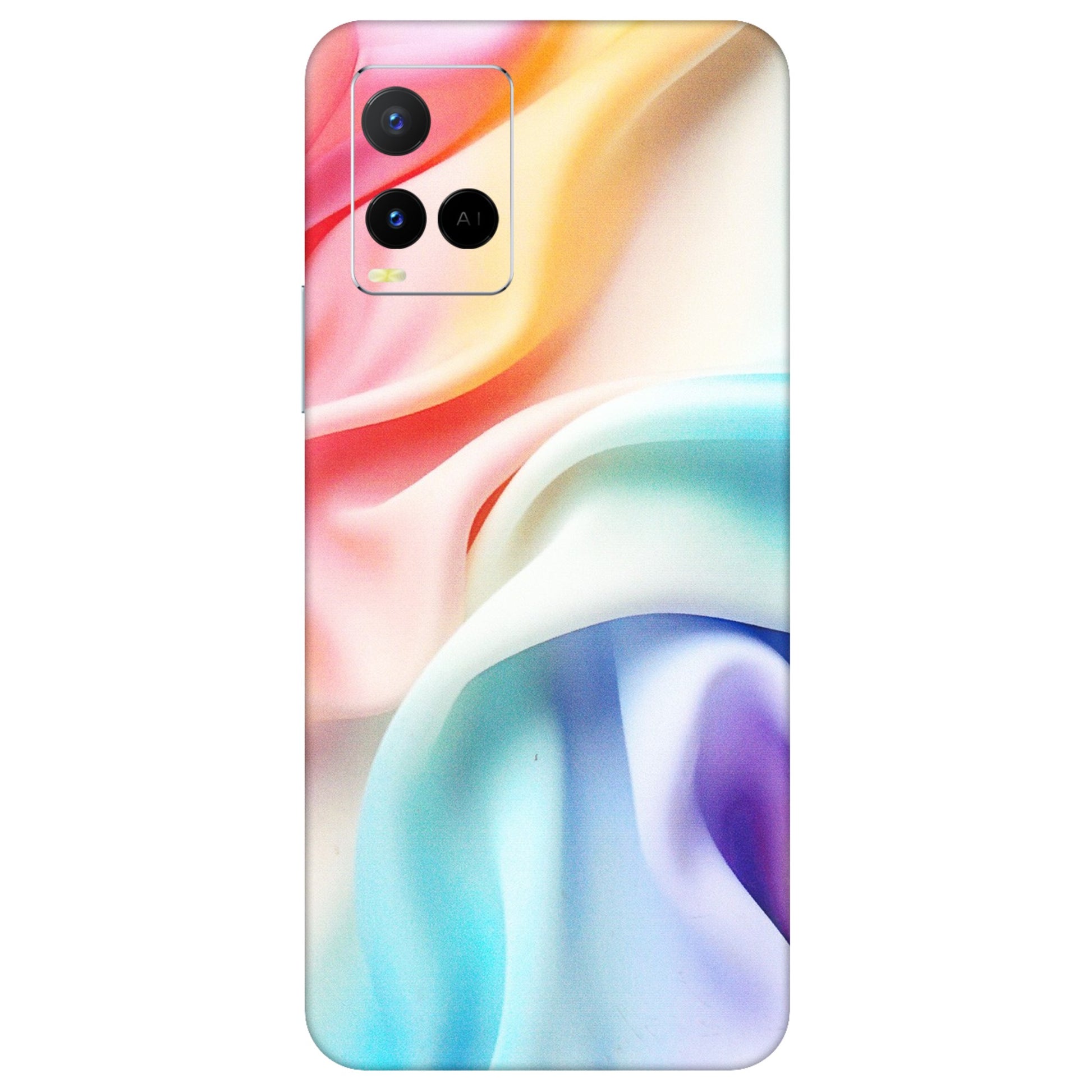 VIVO Y Series Phone Skins (All Models) - Colourful Silk Cloth - Matte Finish (M-165) Vivo Y21 G