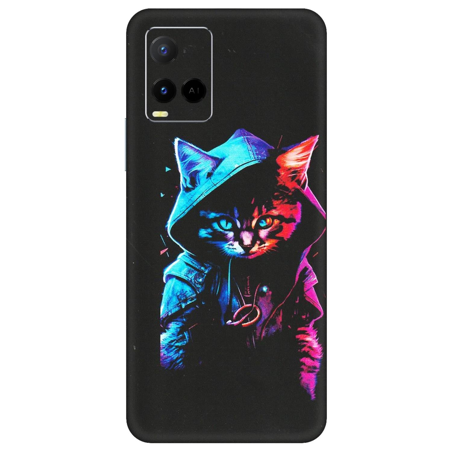 VIVO Y Series Phone Skins (All Models) - Cyberpunk Cat - Matte Finish (M-45) Vivo Y21 G