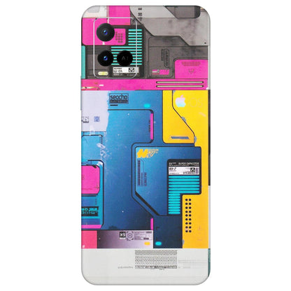 VIVO Y Series Phone Skins (All Models) - Colourfull Motherboard Internals - Matte Finish (M-55) Vivo Y21 G