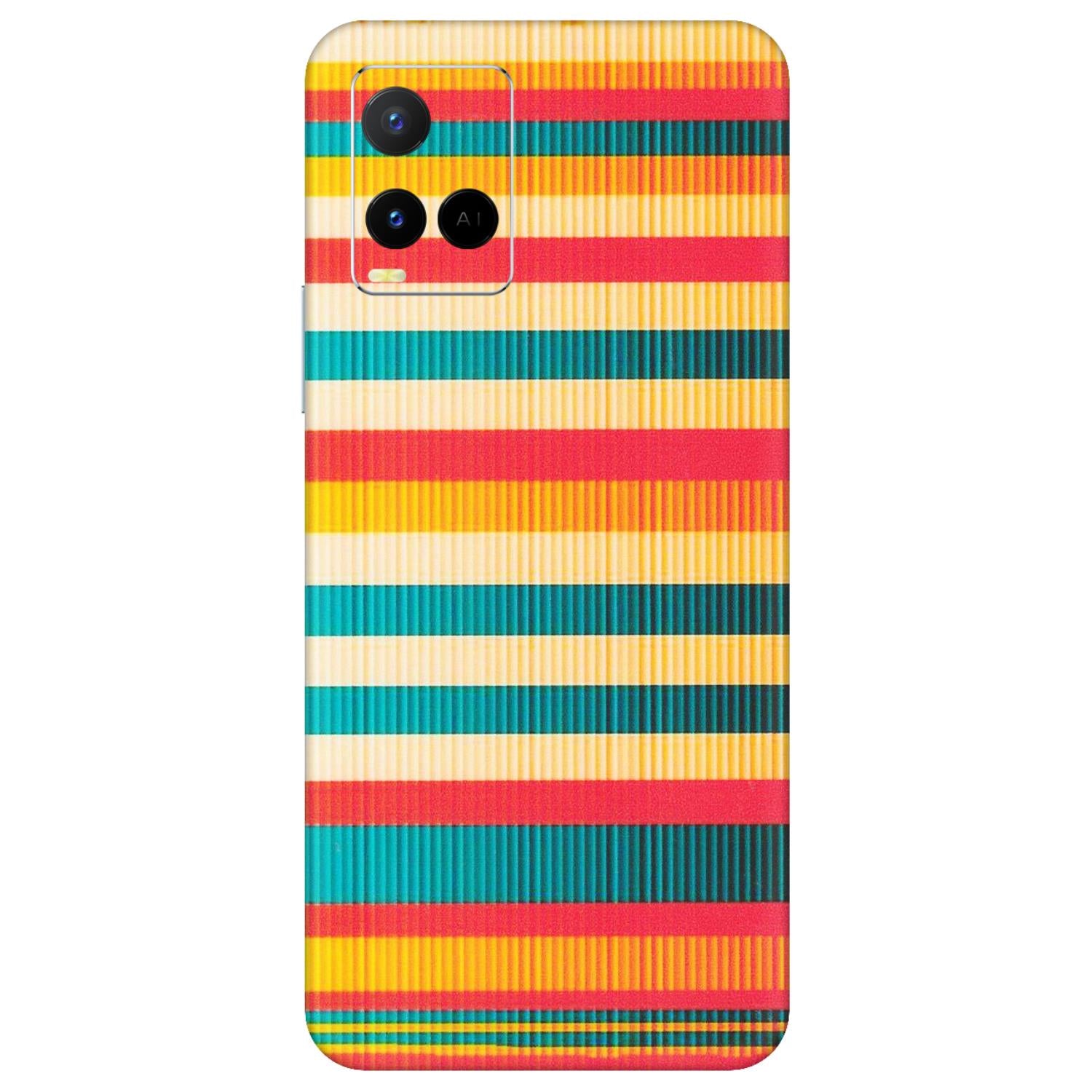 VIVO Y Series Phone Skins (All Models) - Colourful Stripes Soothing Effect - Matte Finish (M-86) Vivo Y21 G