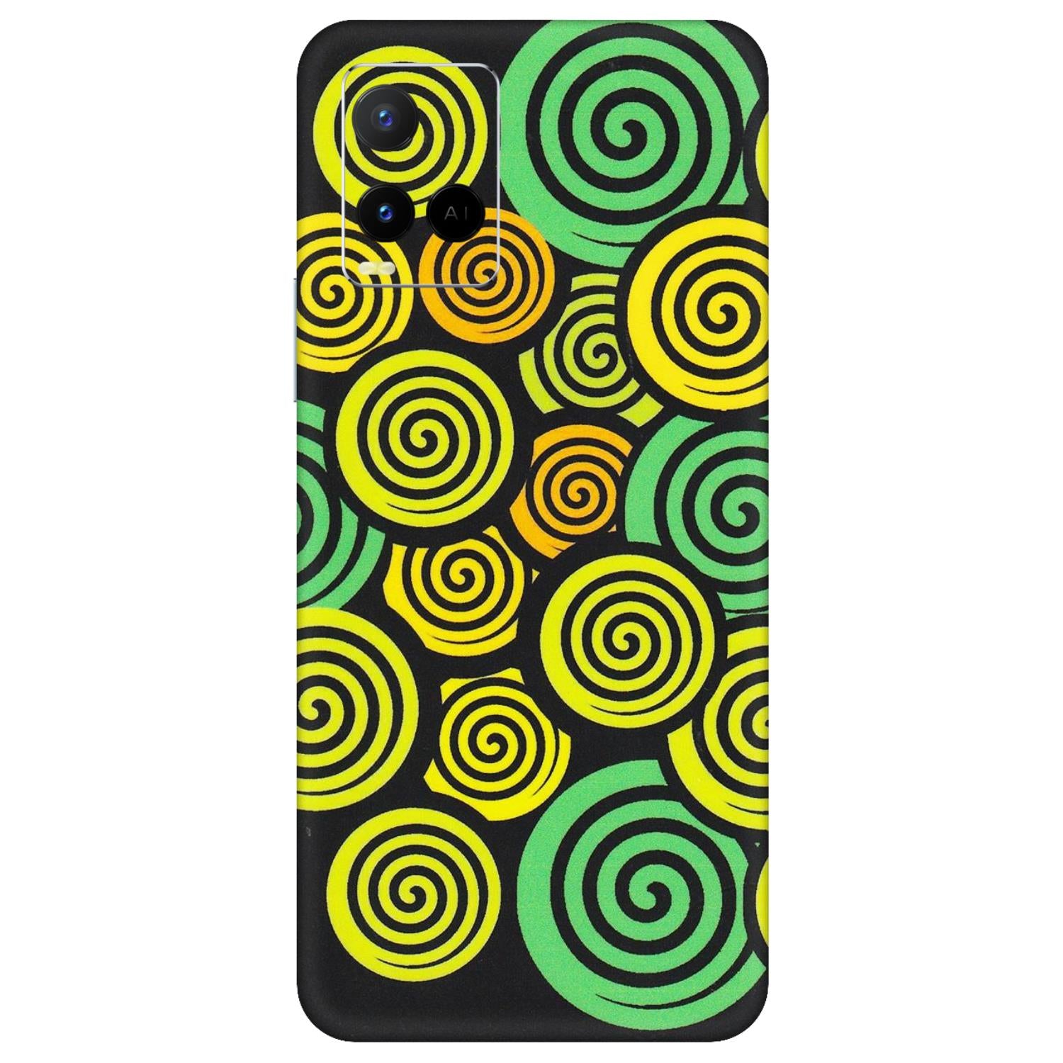 VIVO Y Series Phone Skins (All Models) - Crazy Spiral - Matte Finish (M-91) Vivo Y21 G