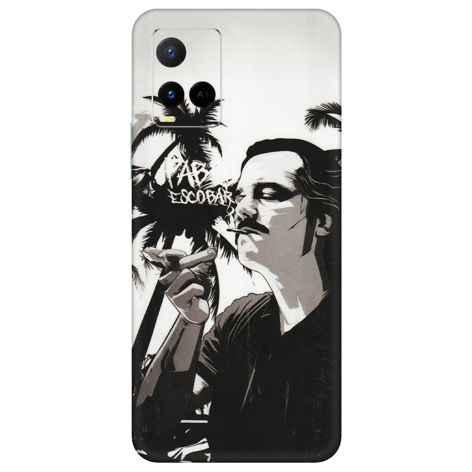 VIVO Y Series Phone Skins (All Models) - Pab Escobar - Transparent Finish (T-05) Vivo Y21 G