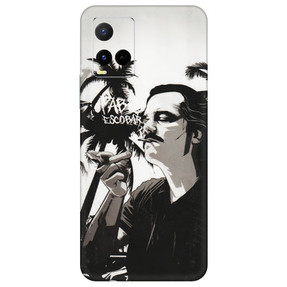 VIVO Y Series Phone Skins (All Models) - Pab Escobar - Transparent Finish (T-05) Vivo Y21 G