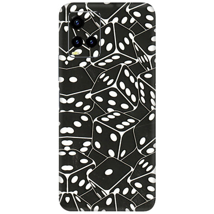 VIVO Y Series Phone Skins (All Models) - Big Black Dices - 3D Embossed Finish (L-106) Vivo Y21T