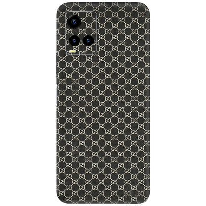 VIVO Y Series Phone Skins (All Models) - Black G Print - 3D Embossed Finish (L-109) Vivo Y21T