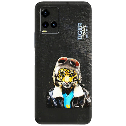 VIVO Y Series Phone Skins (All Models) - Rider Tiger - 3D Embossed Finish (L-113) Vivo Y21T