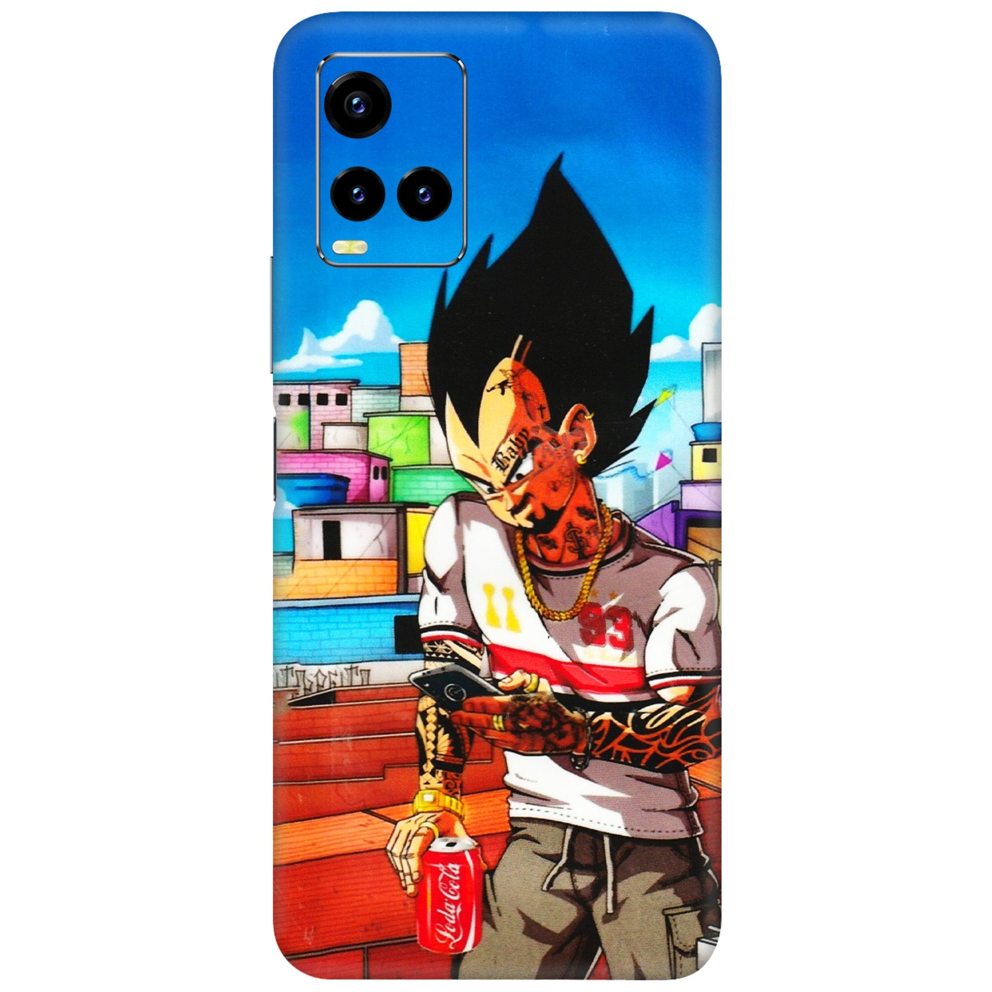 VIVO Y Series Phone Skins (All Models) - Vegeta - 3D Embossed Finish (L-136) Vivo Y21T