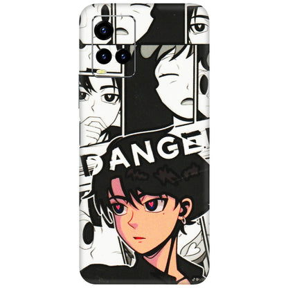 VIVO Y Series Phone Skins (All Models) - Danger Anime - 3D Embossed Finish (L-155) Vivo Y21T