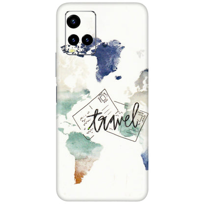 VIVO Y Series Phone Skins (All Models) - Travel The World - 3D Embossed Finish (L-232) Vivo Y21T