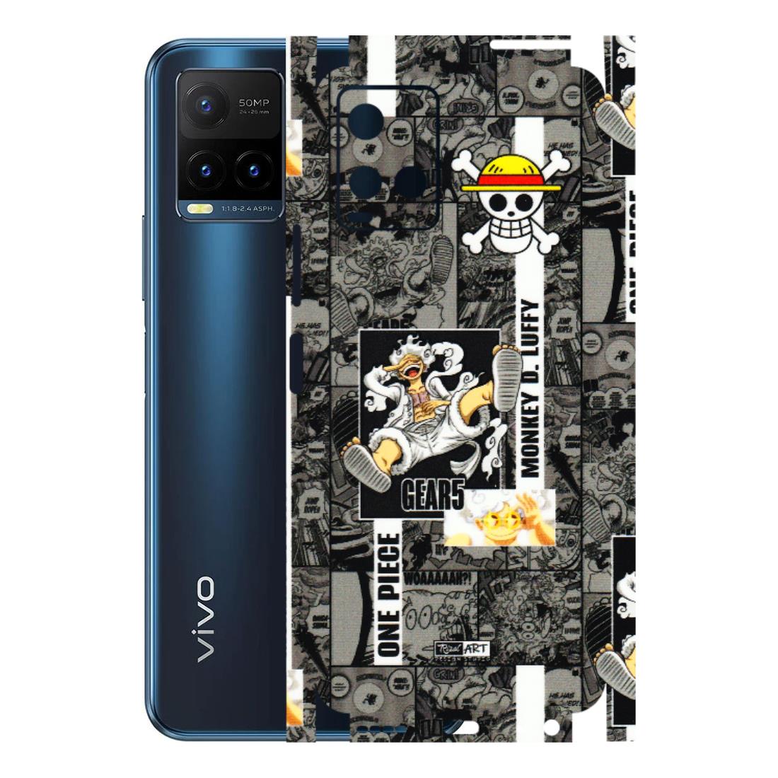 VIVO Y Series Phone Skins (All Models) - Cuffy Anime MonkeyCamic - 3D Embossed Finish (L-242) Vivo Y21T