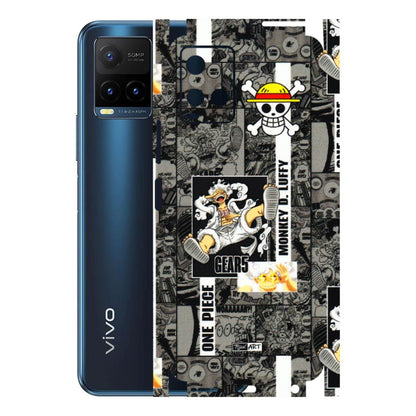VIVO Y Series Phone Skins (All Models) - Cuffy Anime MonkeyCamic - 3D Embossed Finish (L-242) Vivo Y21T
