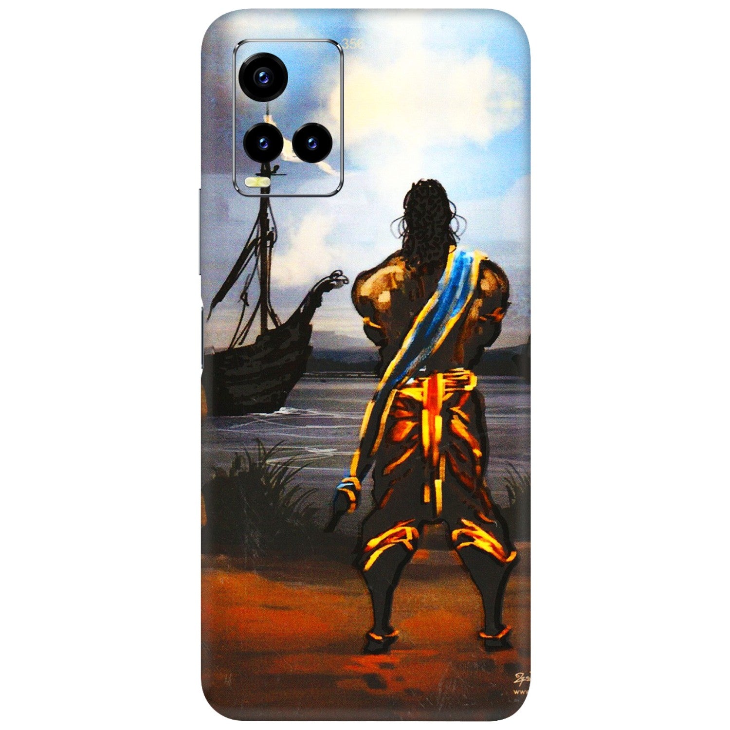 VIVO Y Series Phone Skins (All Models) - Heavenly God Figure - 3D Embossed Finish (L-34) Vivo Y21T