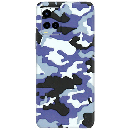 VIVO Y Series Phone Skins (All Models) - Powerfull Military Camoflauge - 3D Embossed Finish (L-49) Vivo Y21T