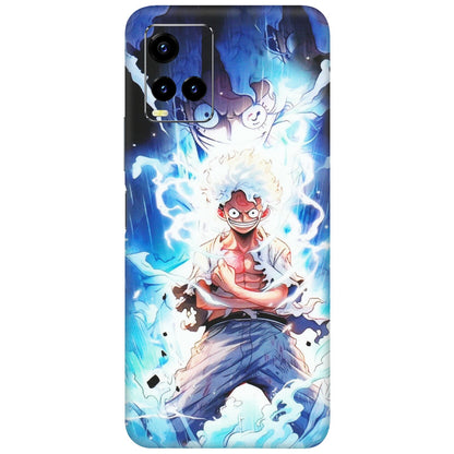 VIVO Y Series Phone Skins (All Models) - Blue Thunder Luffy Anime - Matte Finish (M-132) Vivo Y21T