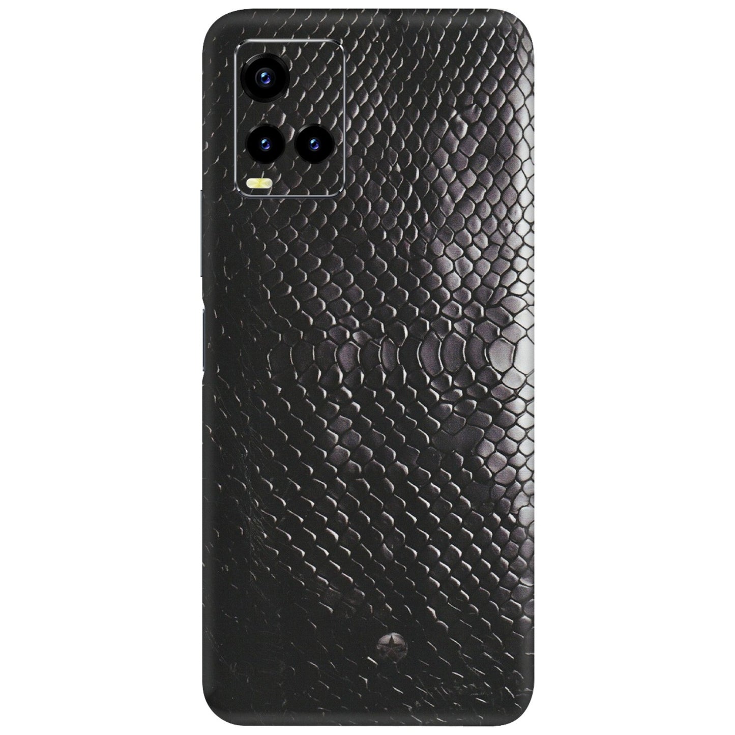 VIVO Y Series Phone Skins (All Models) - Black Snack Leather - Matte Finish (M-147) Vivo Y21T