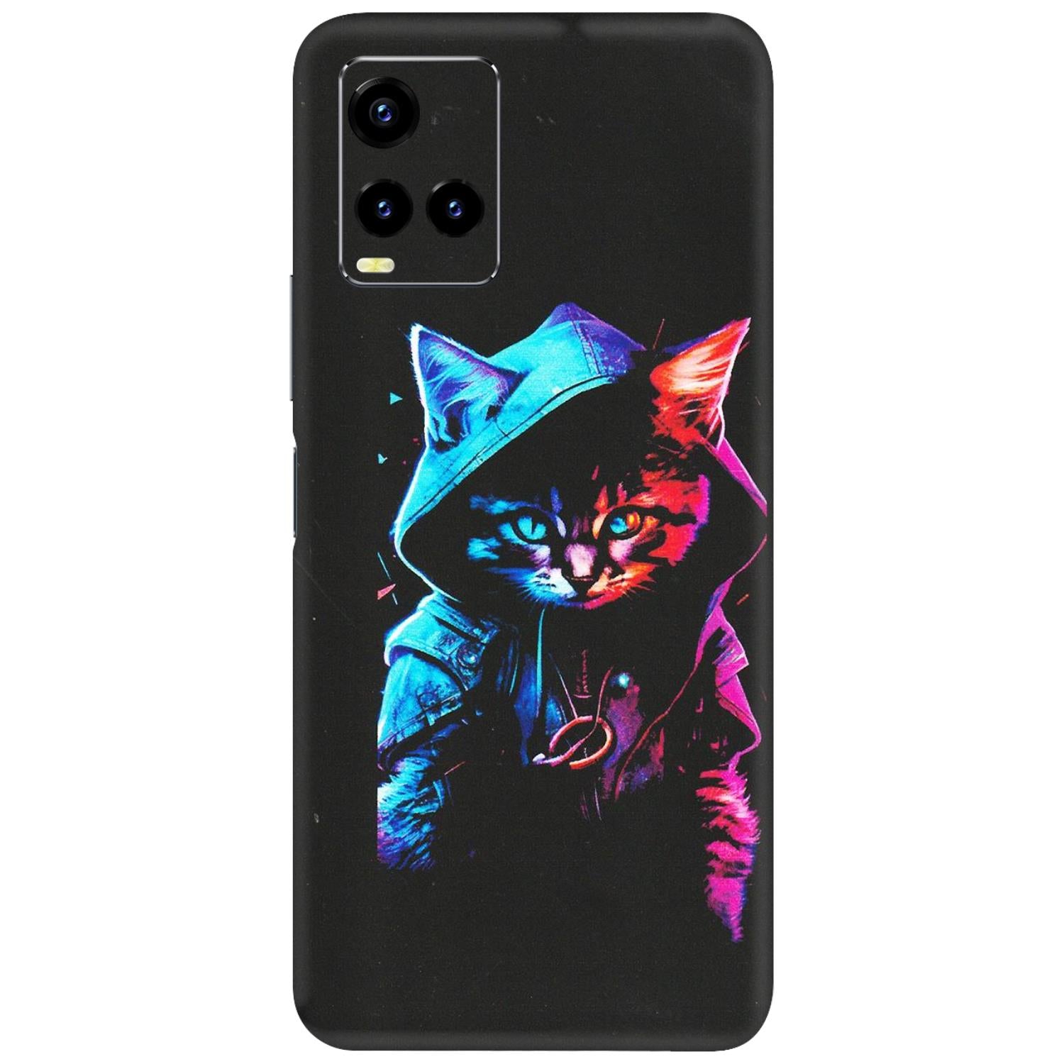 VIVO Y Series Phone Skins (All Models) - Cyberpunk Cat - Matte Finish (M-45) Vivo Y21T